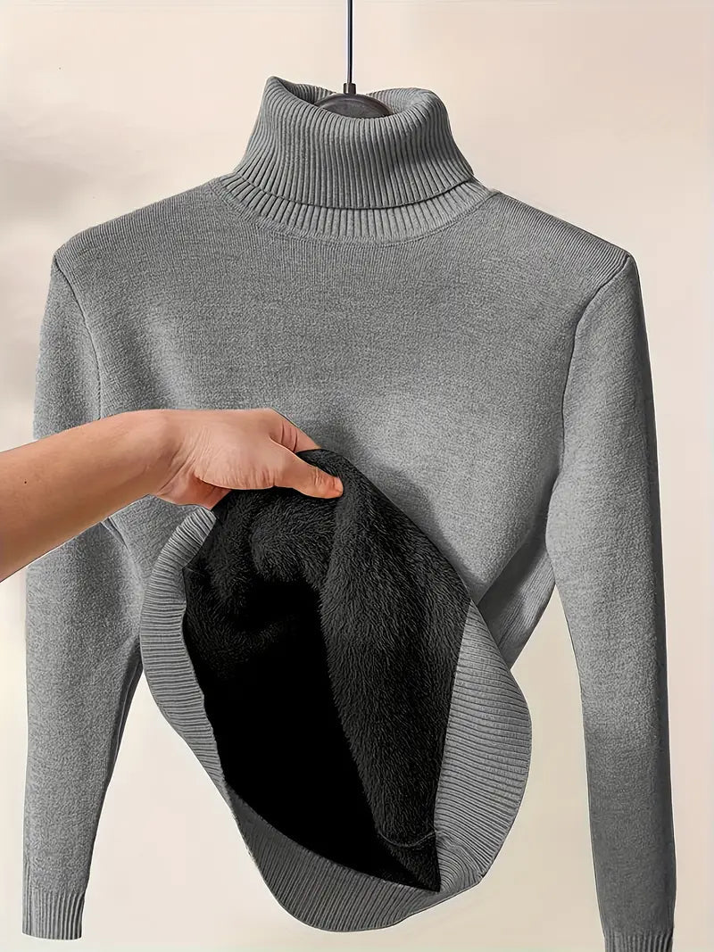 Turtleneck Sweater for Men | High Collar, Straight Cut | Winter 3