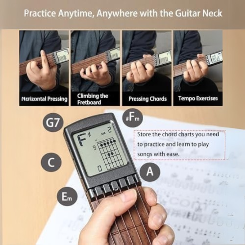 Pocket Guitar Chord Trainer – Portable Practice Tool for Beginners