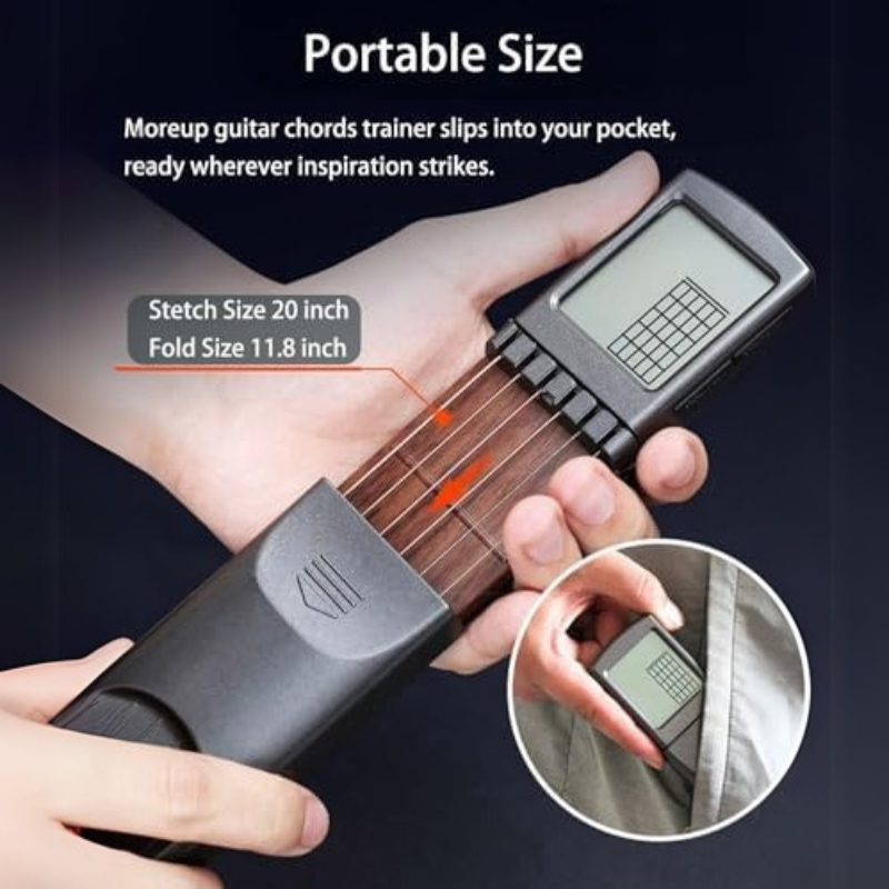 Pocket Guitar Chord Trainer – Portable Practice Tool for Beginners