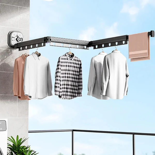 Retractable Clothes Drying Rack – Space-Saving, Adjustable, Portable Solution