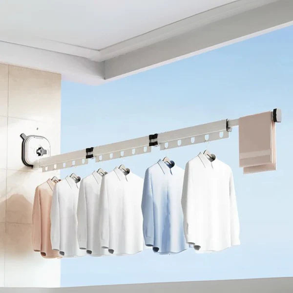 Retractable Clothes Drying Rack – Space-Saving, Adjustable, Portable Solution