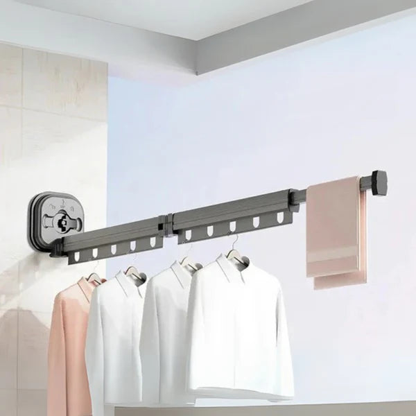 Retractable Clothes Drying Rack – Space-Saving, Adjustable, Portable Solution