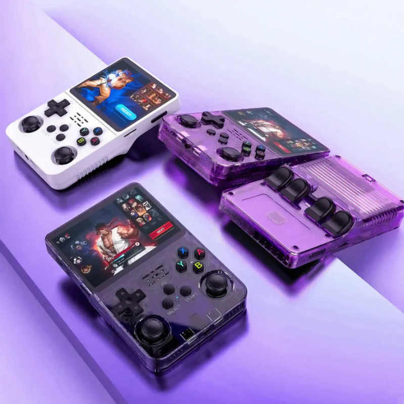 Retro Handheld Gaming Console – Classic Games, HD Screen, Rechargeable