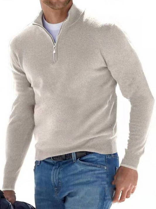 V-Neck, Knitted Men's Sweater | Regular Fit 0