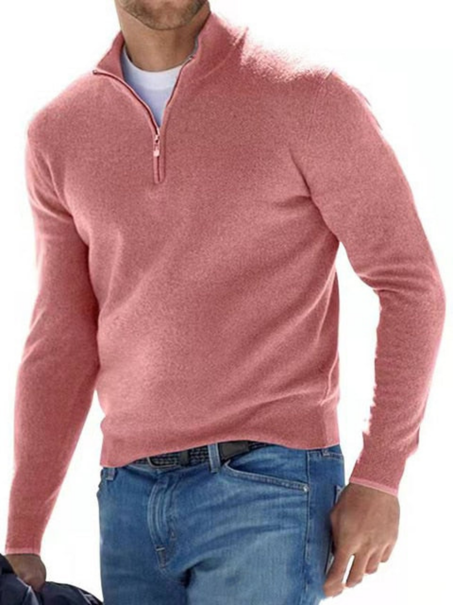 V-Neck, Knitted Men's Sweater | Regular Fit 5