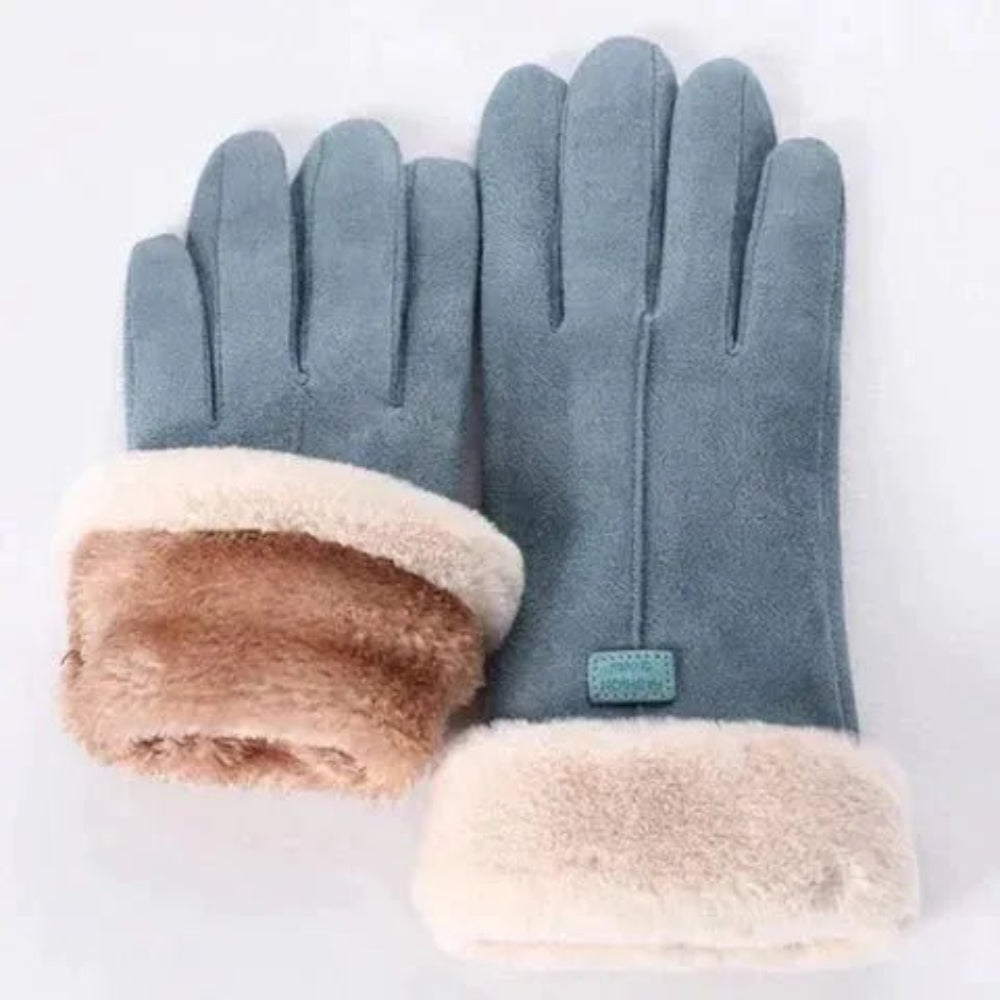 Winter Gloves for Men & Women | Water and Windproof | Blue1
