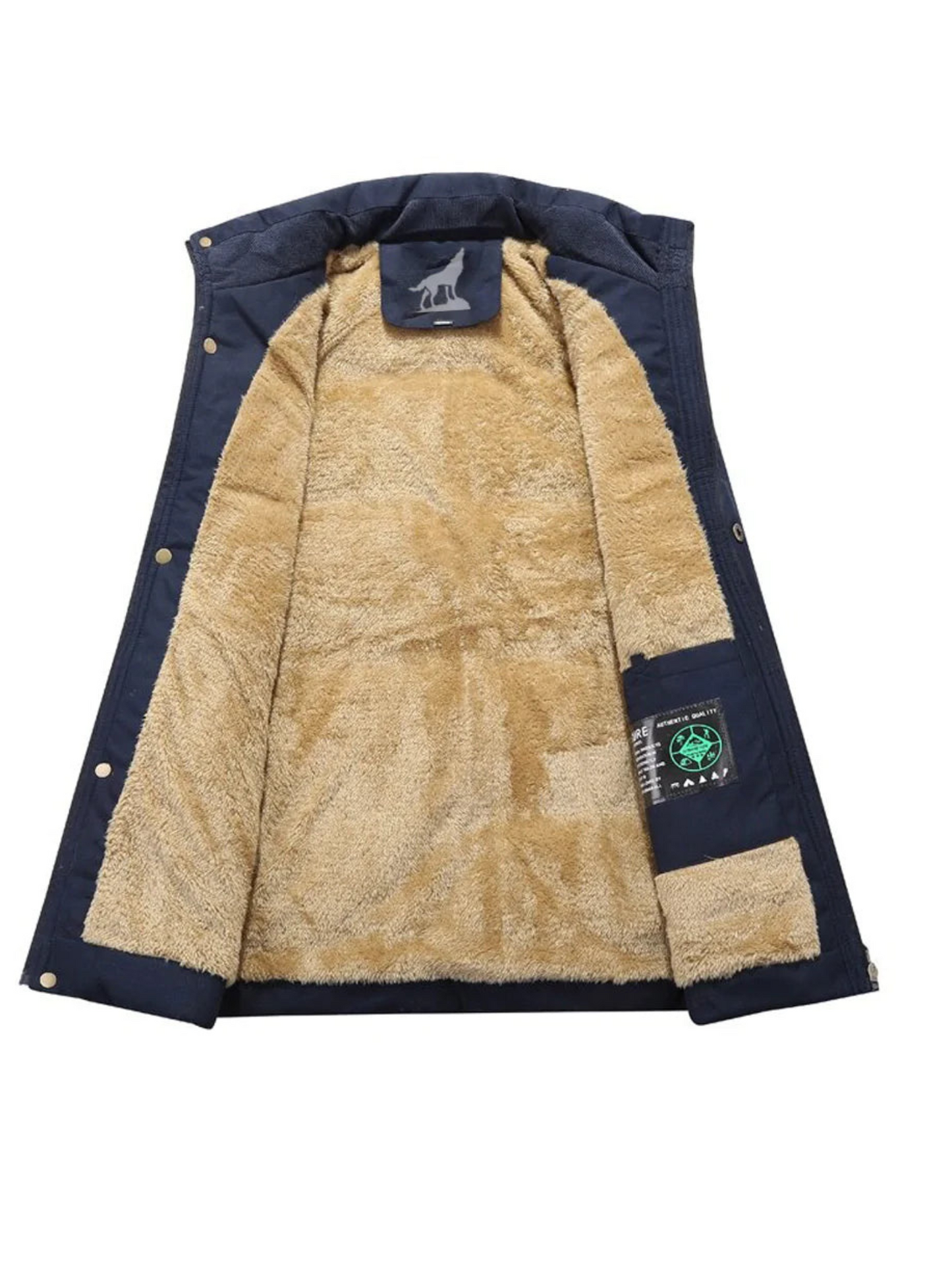 Winter Parka Jacket for Men | Removable Hood | Blue1