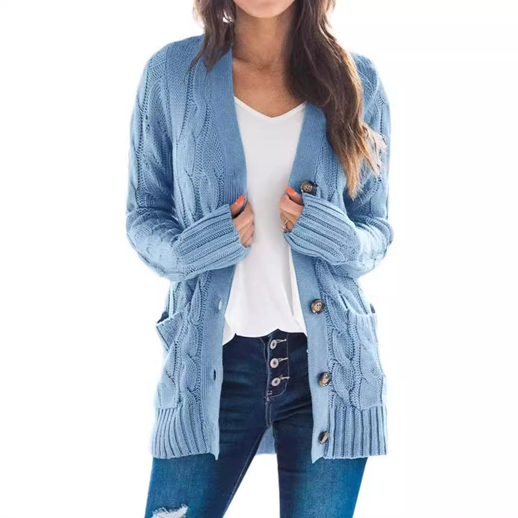 Women's Cardigan | Relaxed Fit, Long Sleeve | Versatile Layering | Long 4