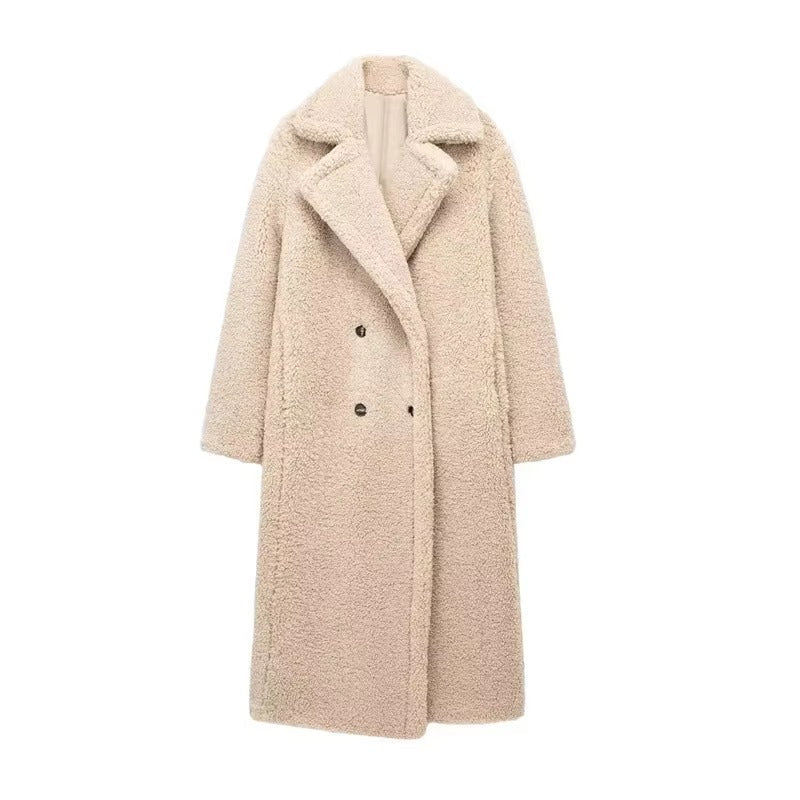 Women's Coat | Long Cut | Winter | Khaki
