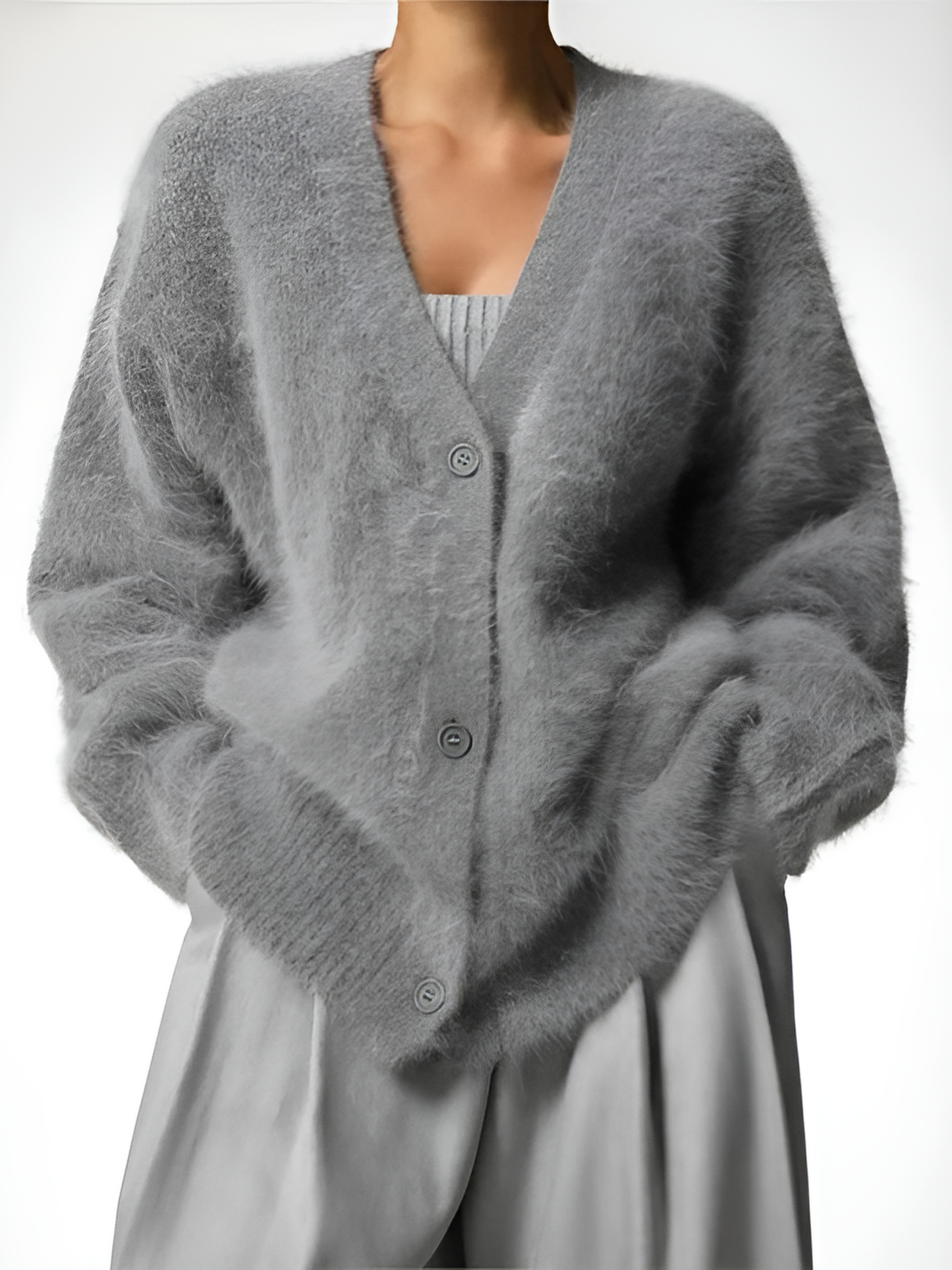 Women's Long Cardigan | Knitted, Regular Fit 1