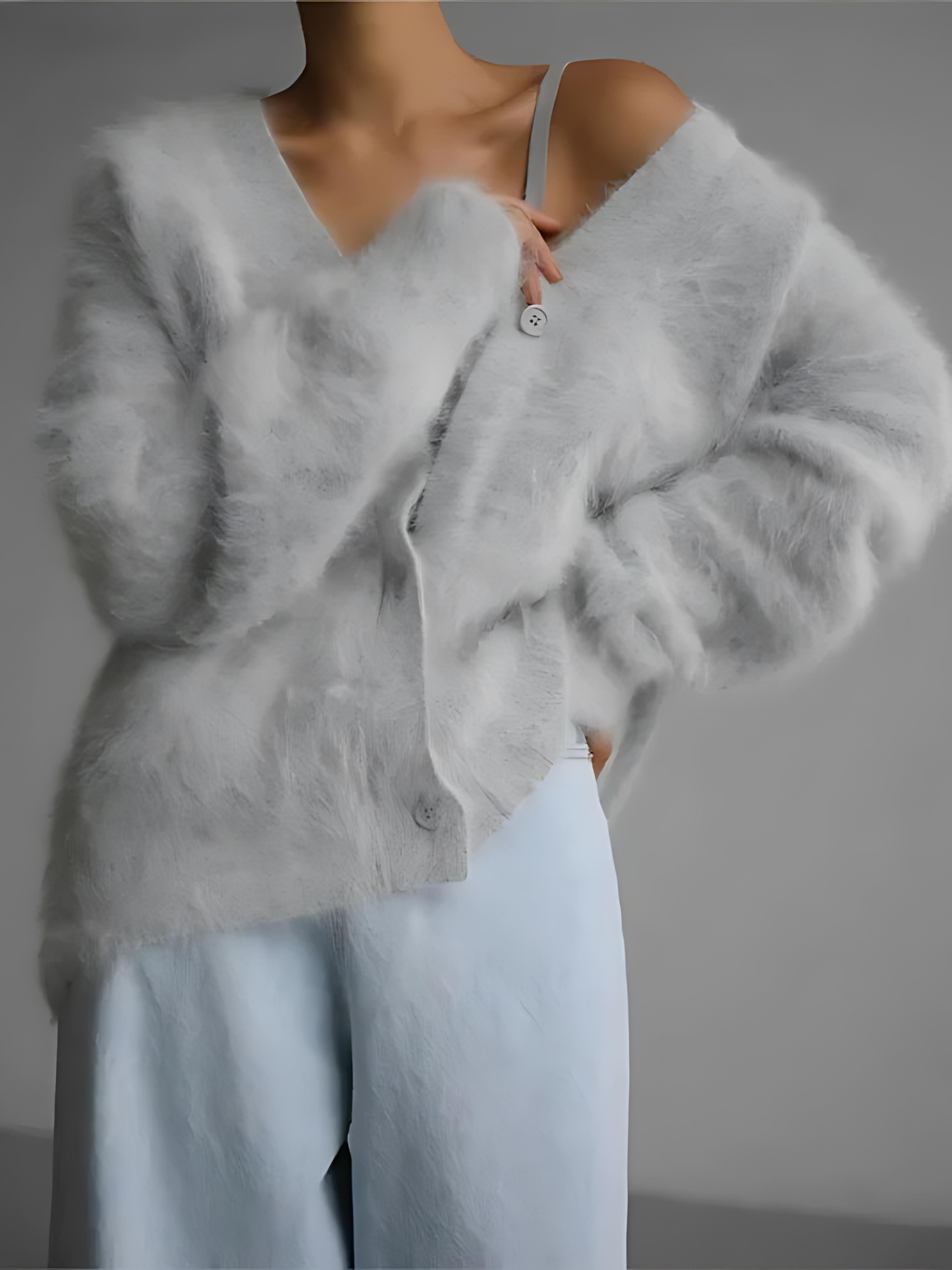 Women's Long Cardigan | Knitted, Regular Fit 3