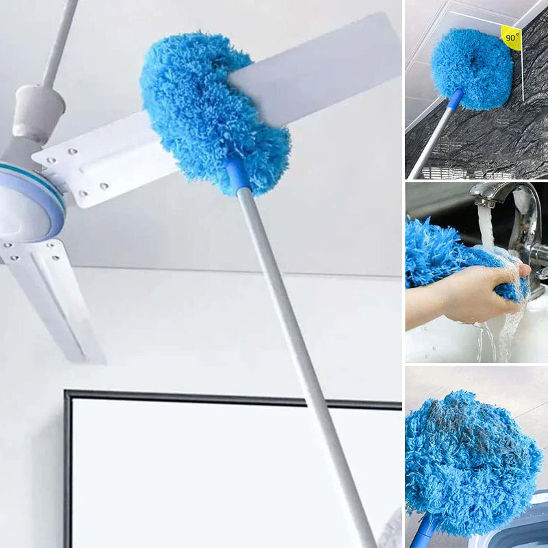 Telescopic Dusting Cloth – Microfiber Cleaner for Furniture & High Ceilings