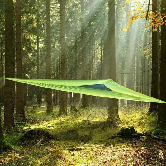 Portable Outdoor Camping Hammock - Foldable Mesh Hammock for Adults