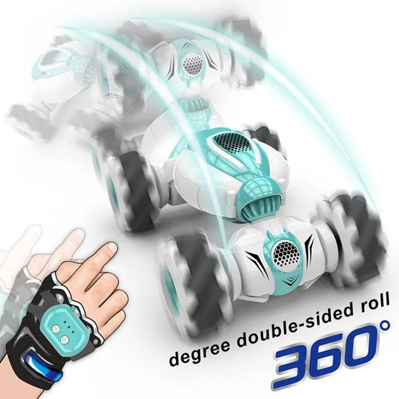 RC Sensor Remote Control Stunt Car - 360° Rotating, Fast Electric Toy Car for Kids & Adults