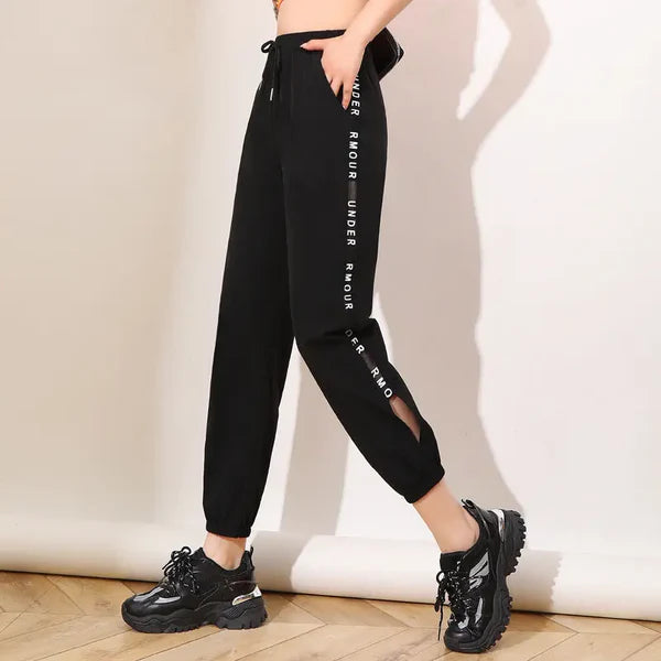 Women's Cool Mesh Sports Pants – Breathable, Lightweight Workout Leggings