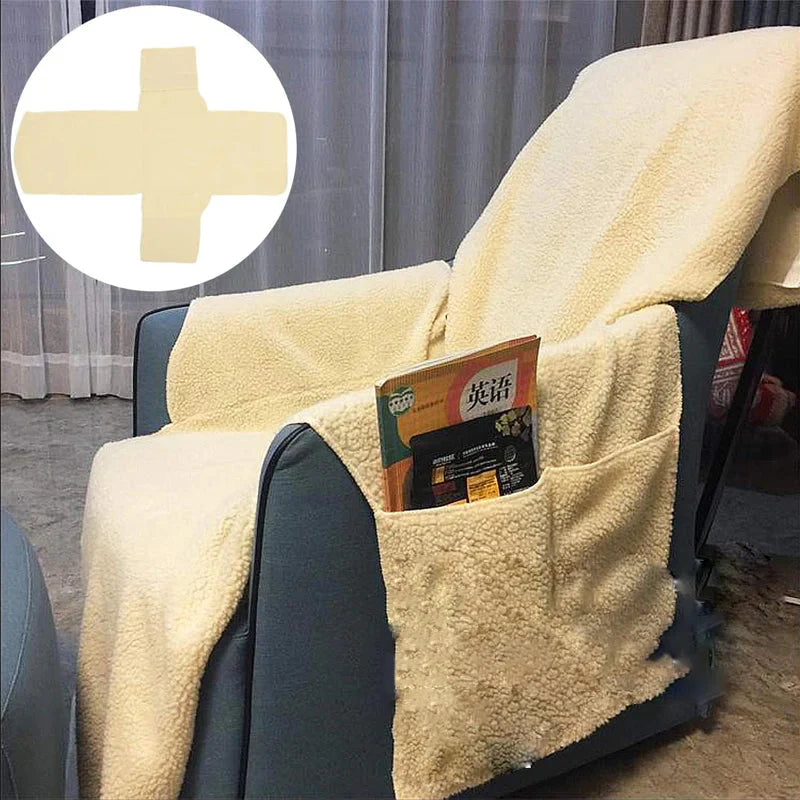 Recliner Protector Cover with Pockets - Protect Your Chair with Practical Storage