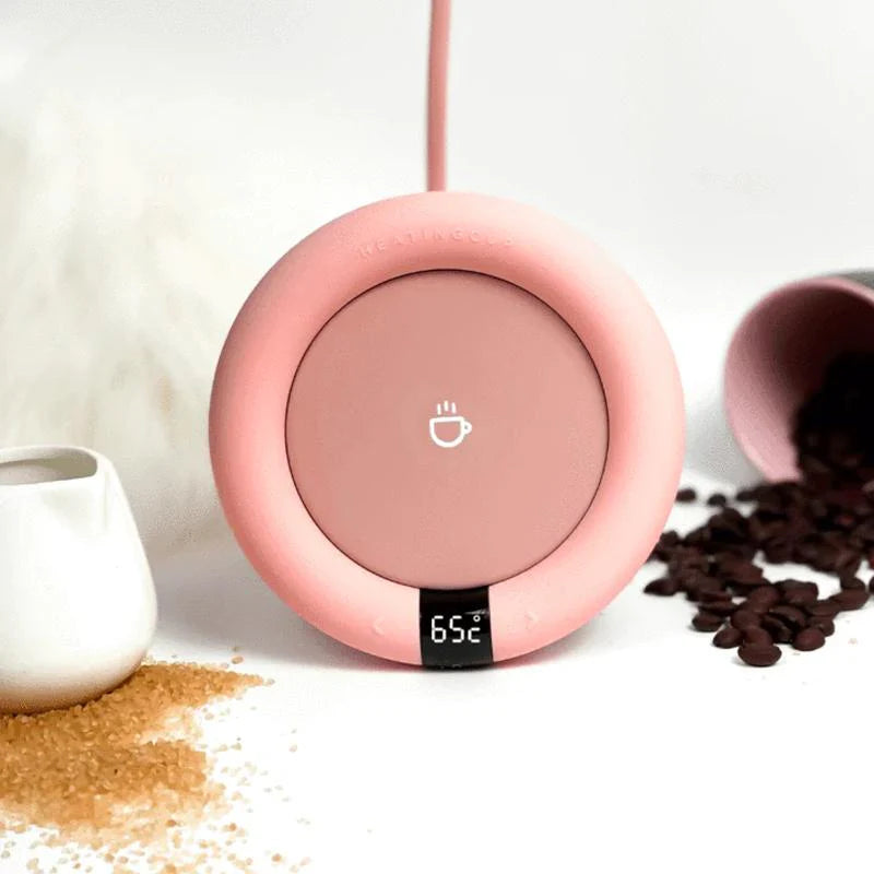 Electric Coffee Mug Warmer – Temperature Control for Hot Drinks & Coffee