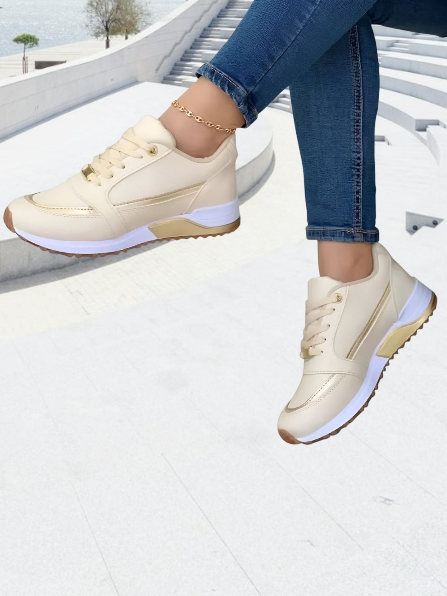 Jordis| Comfortable Orthopedic Sneakers with Advanced Gel Technology and Non-Slip Sole