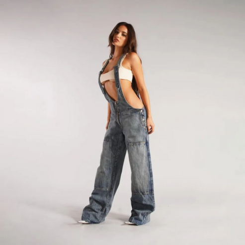 Anna Denim Jumpsuit