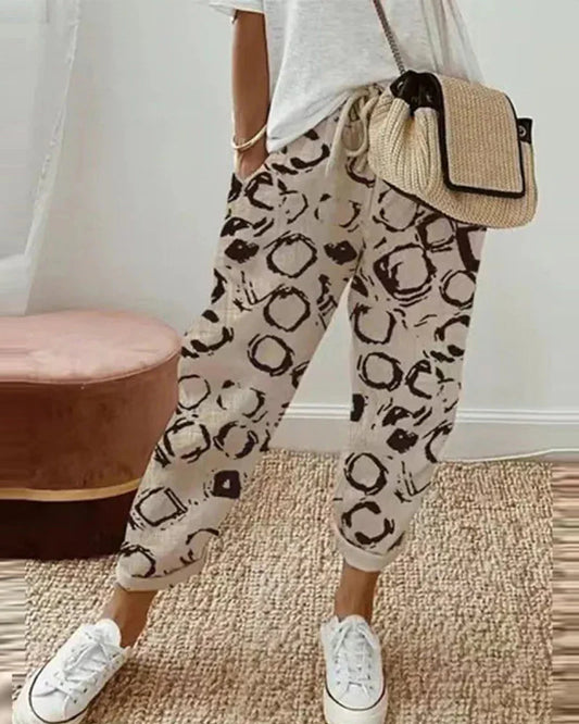 Women's Casual Cotton Linen Pants – Lightweight, Breathable & Stylish Trousers