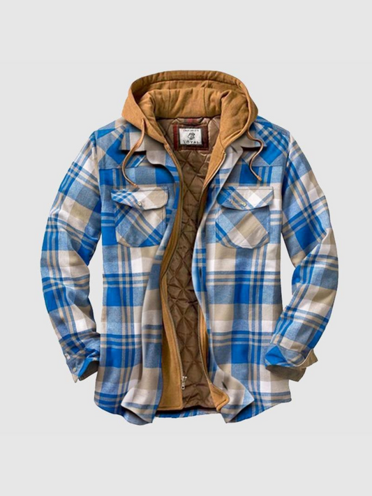 Checkered Jacket for Men| Relaxed Fit