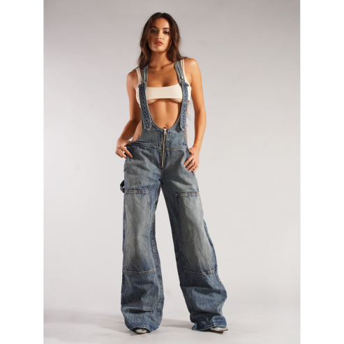 Anna Denim Jumpsuit