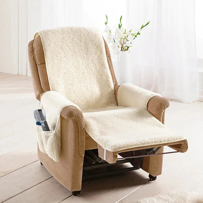Recliner Protector Cover with Pockets - Protect Your Chair with Practical Storage