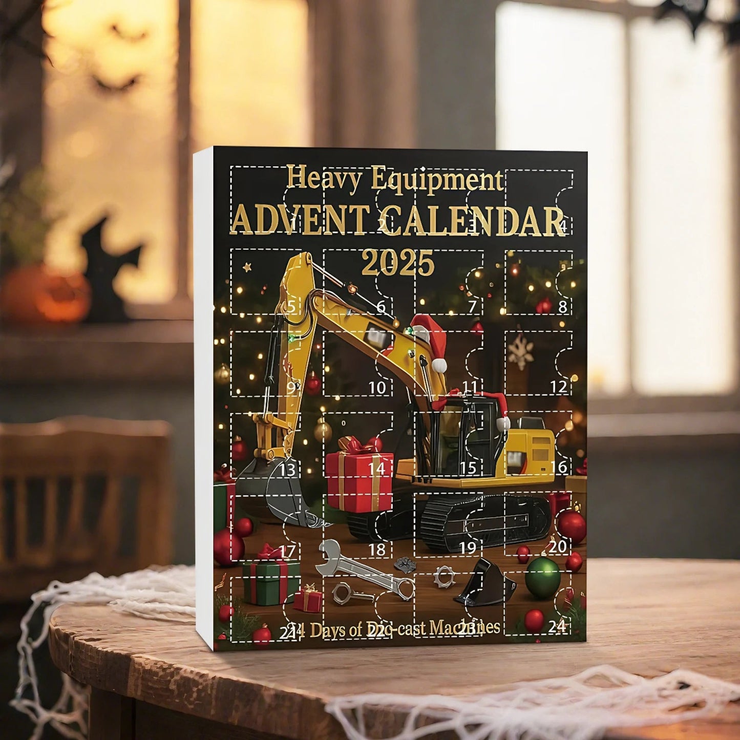 Advent Calendar for Kids | Construction Vehicle Ornaments1