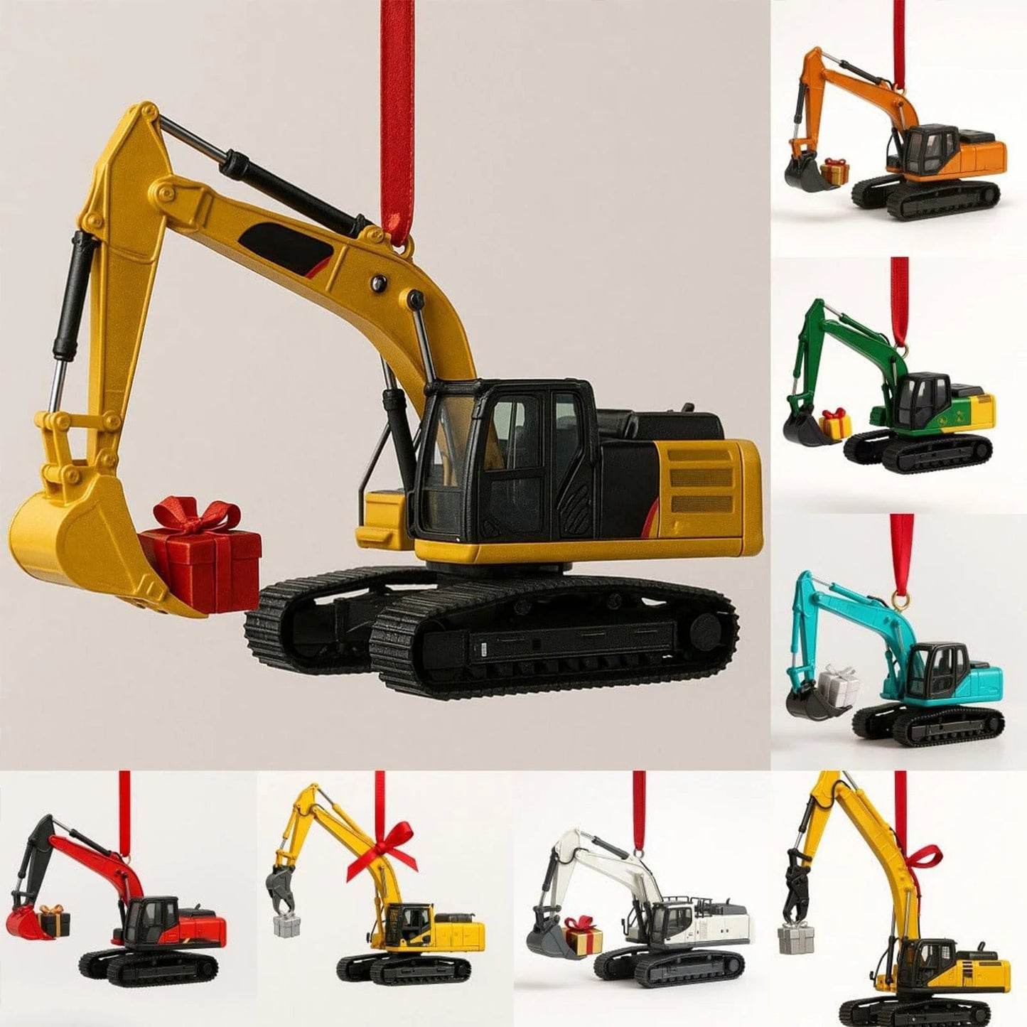 Advent Calendar for Kids | Construction Vehicle Ornaments3