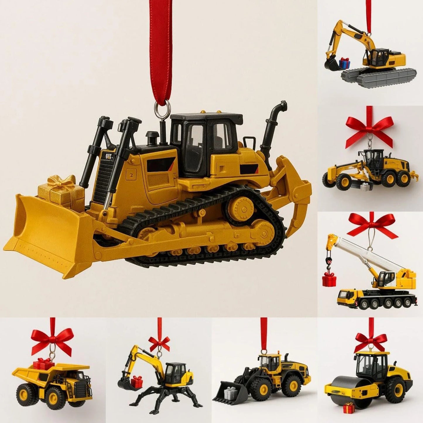 Advent Calendar for Kids | Construction Vehicle Ornaments4