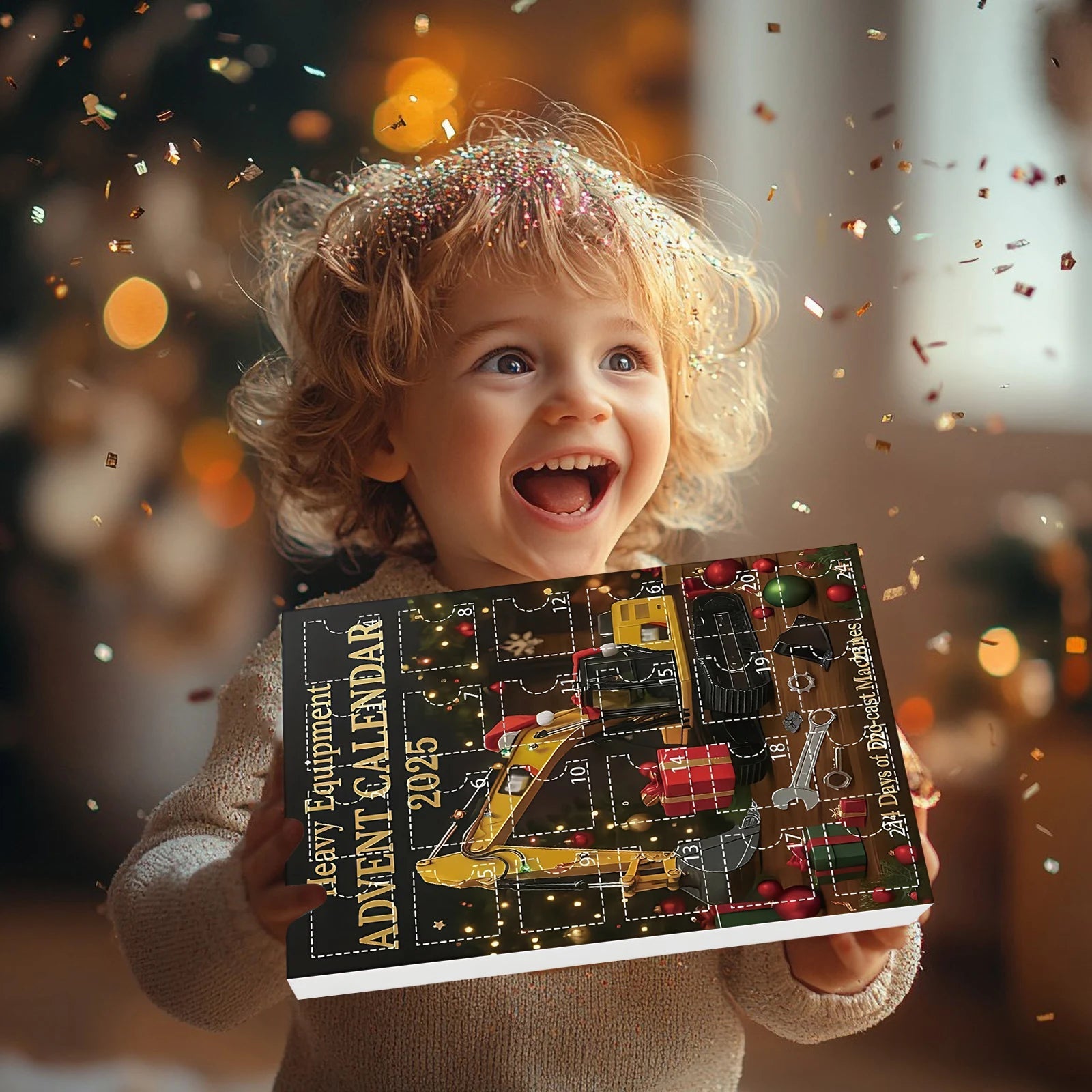 Advent Calendar for Kids | Construction Vehicle Ornaments5