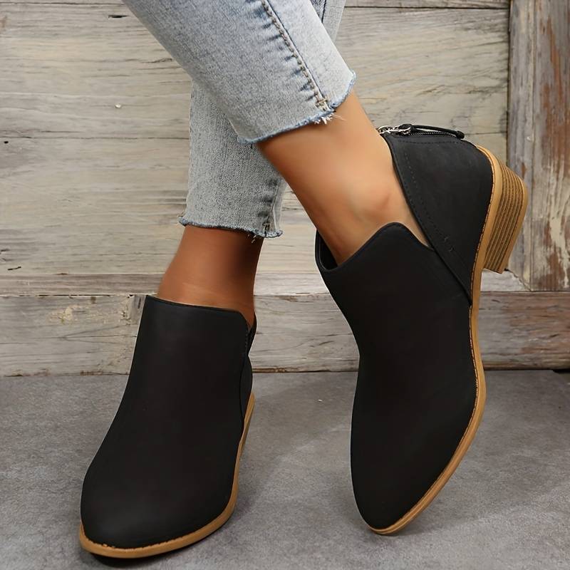 Ankle Boots for Women | Sleek Design, Comfortable Fit | Black