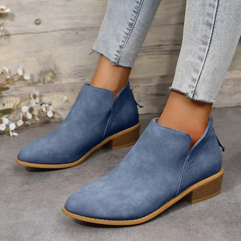 Ankle Boots for Women | Sleek Design, Comfortable Fit | Blue