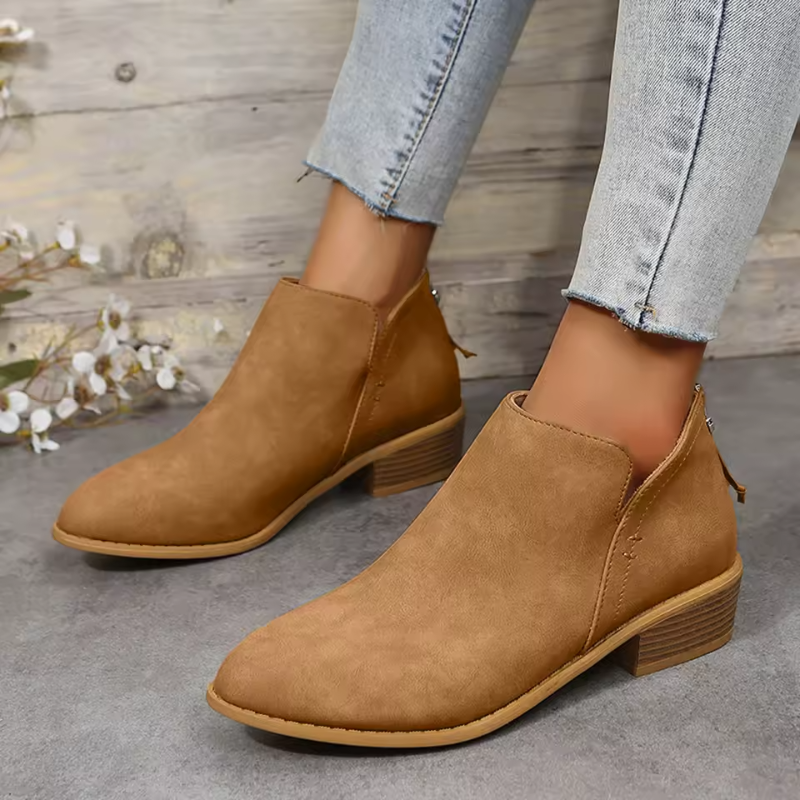 Ankle Boots for Women | Sleek Design, Comfortable Fit | Brown