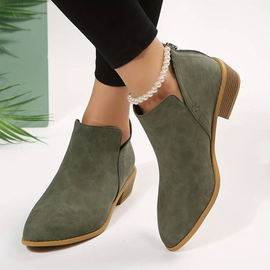 Ankle Boots for Women | Sleek Design, Comfortable Fit | Green