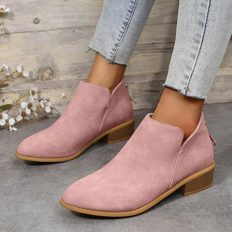 Ankle Boots for Women | Sleek Design, Comfortable Fit | Pink