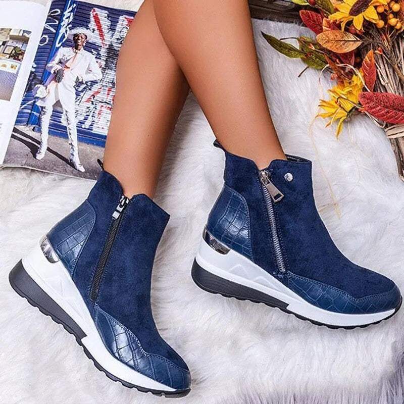 Ankle Boots for Women | Zip-Up Design | Comfortable Insole | 3