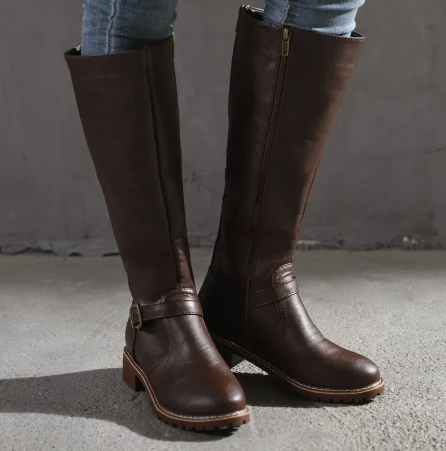 Ankle Height Boots for Women | Comfort and Functionality | Dark Brown