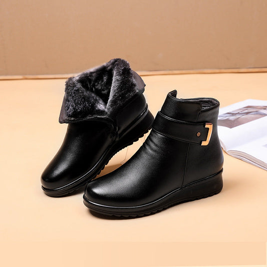 Ankle Length Boots for Women | Genuine Leather | Black