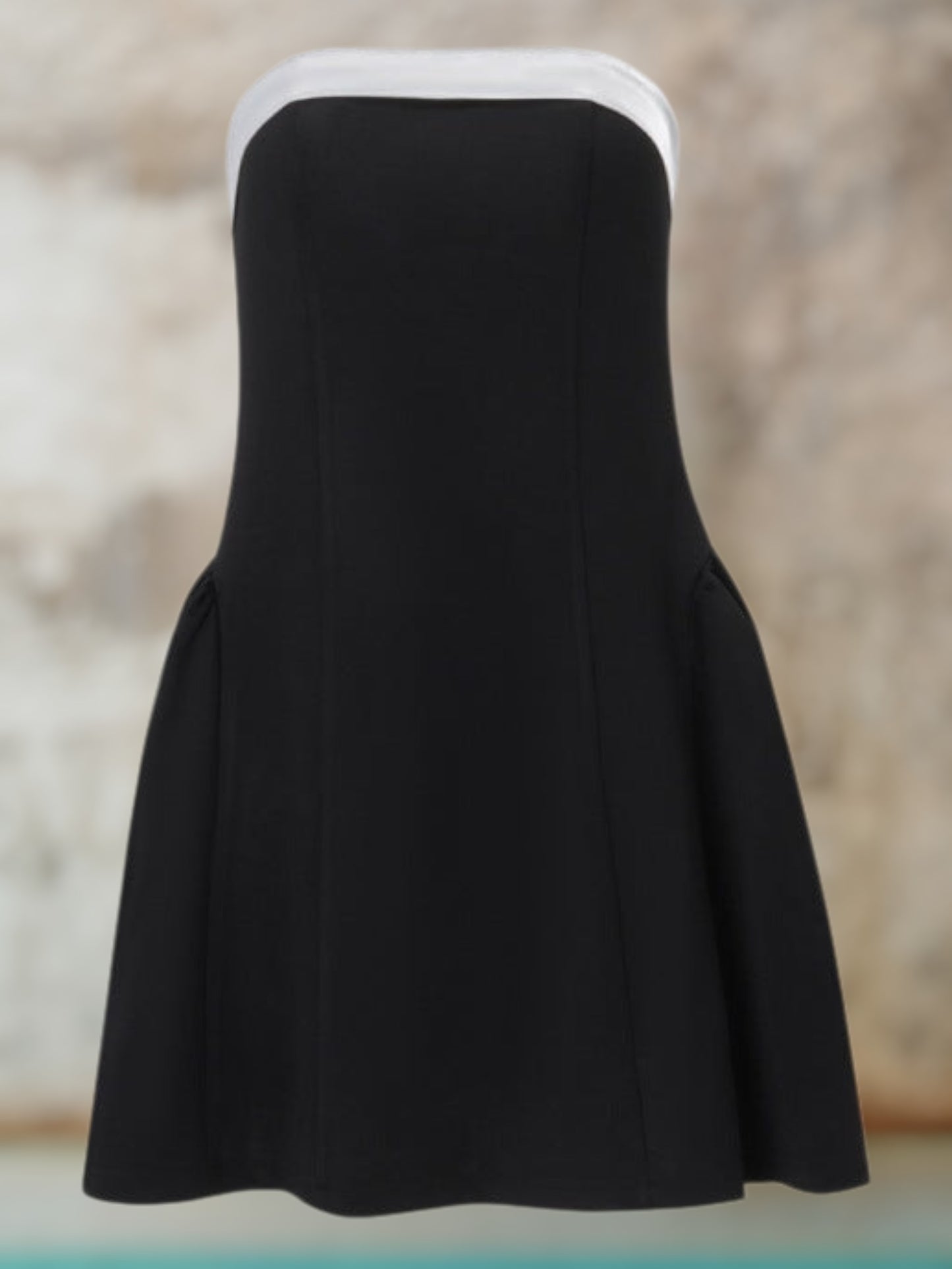 Avenia | Elegant Off-Shoulder Cocktail Dress for Women with Flowing Silhouette and Lightweight Fabric | Black 5