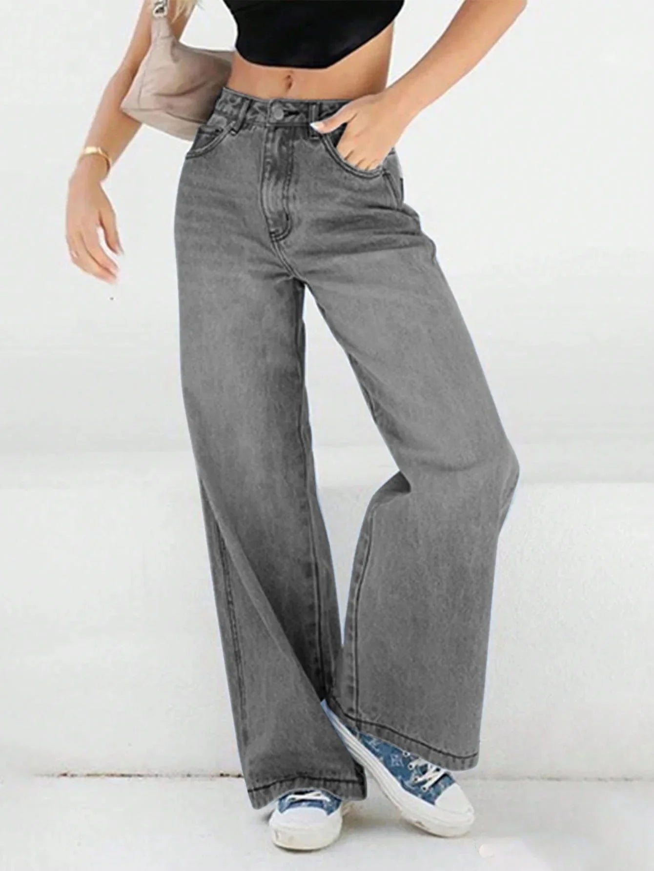 Baggy Jeans for Women, High Waist, Wide Fit | Casual 1