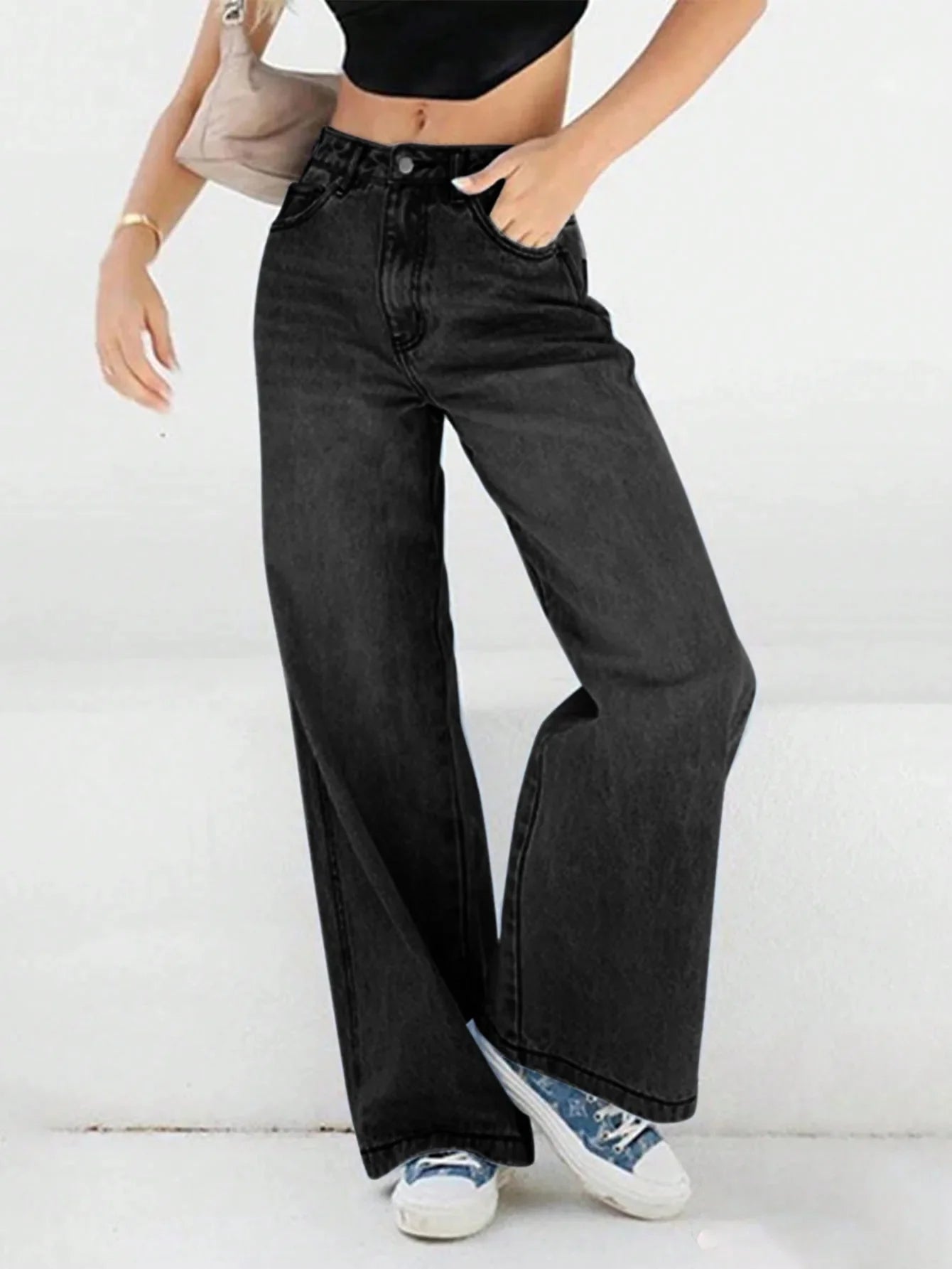 Baggy Jeans for Women, High Waist, Wide Fit | Casual 2