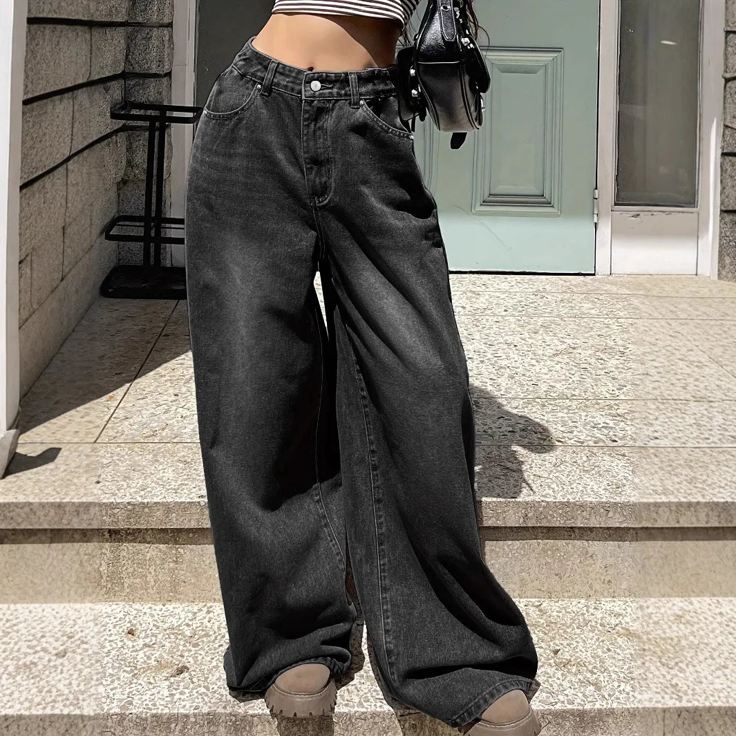 Baggy Jeans for Women | High Waist Wide Leg | Relaxed Fit 1