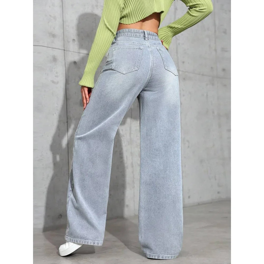 Baggy Jeans for Women | High Waist, Wide Leg | Casual Fit 4