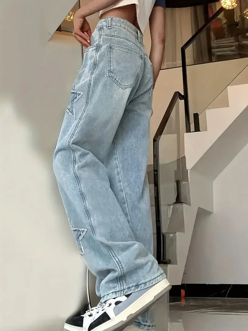 Baggy Jeans for Women | High Waist, Wide Leg | Long Length 1