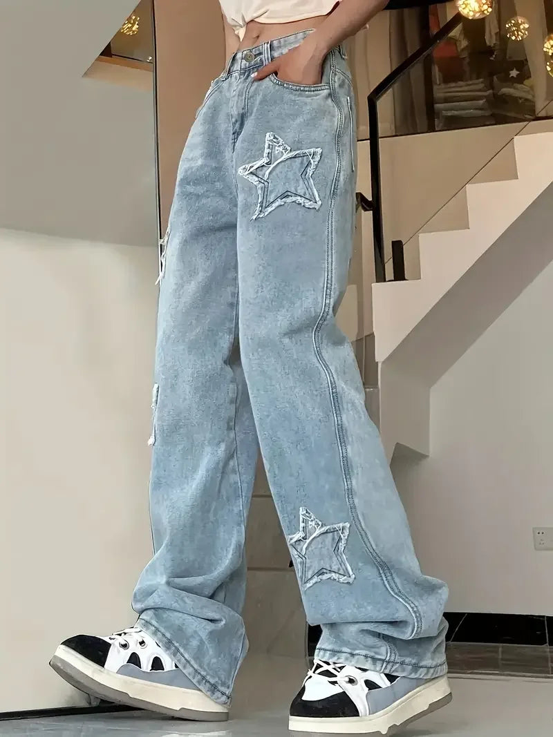 Baggy Jeans for Women | High Waist, Wide Leg | Long Length 2