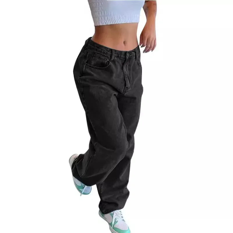 Baggy Jeans for Women | Mid Rise Retro-Inspired | Comfort Fit 1