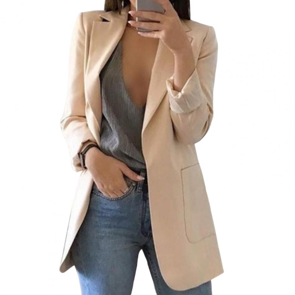 Blazer for Women | Long Sleeve Elegant Design | Apricot