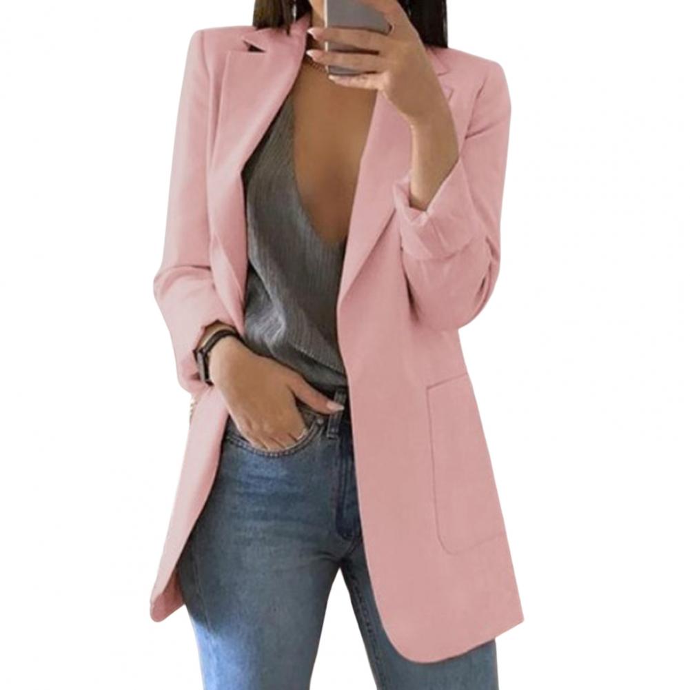 Blazer for Women | Long Sleeve Elegant Design | Pink