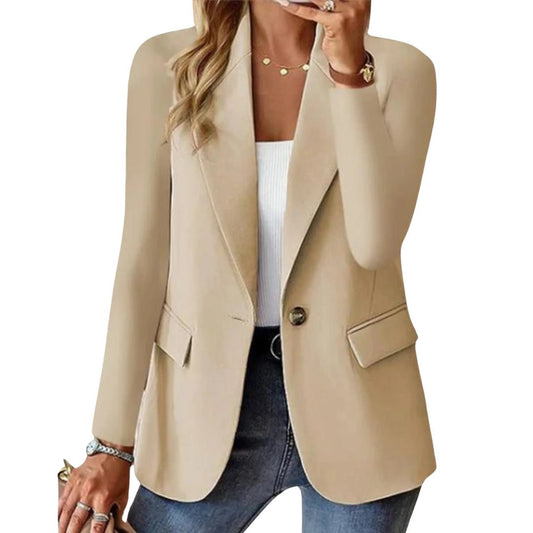 Blazer for Women Tailored Chic | Effortless Elegance | Beige